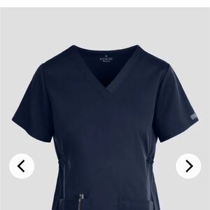 Med Couture Touch Maternity Women's 2-Pocket STRETCH V-Neck Scrub Top
